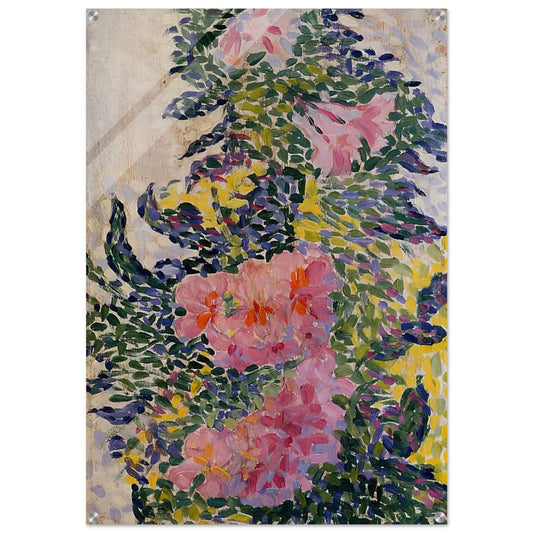 Flowers - Henri-Edmond Cross Acrylic Print - 70x100 cm / 28x40″ inches