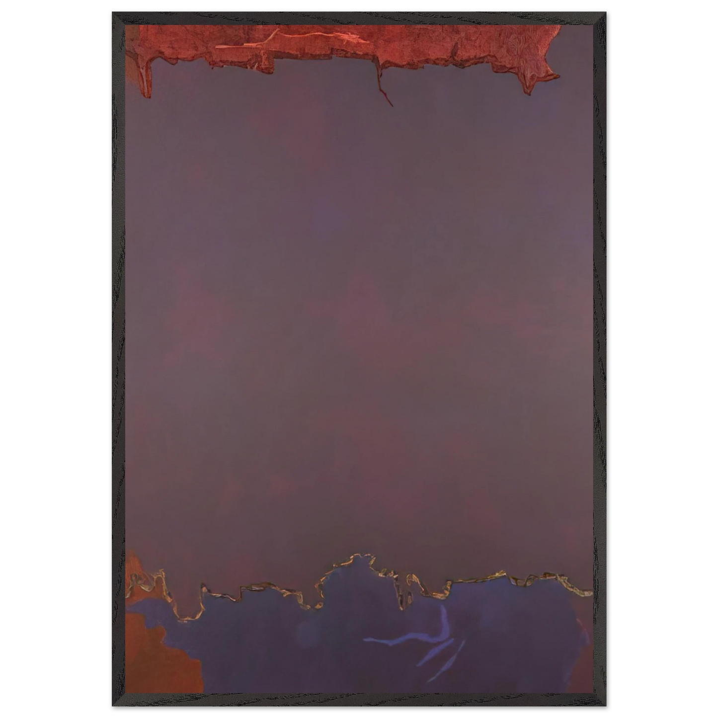 Infinity Field - 1973 - Theodoros Stamos Framed Art Print – Black Wooden Frame - Default Title - -Framed Art Print