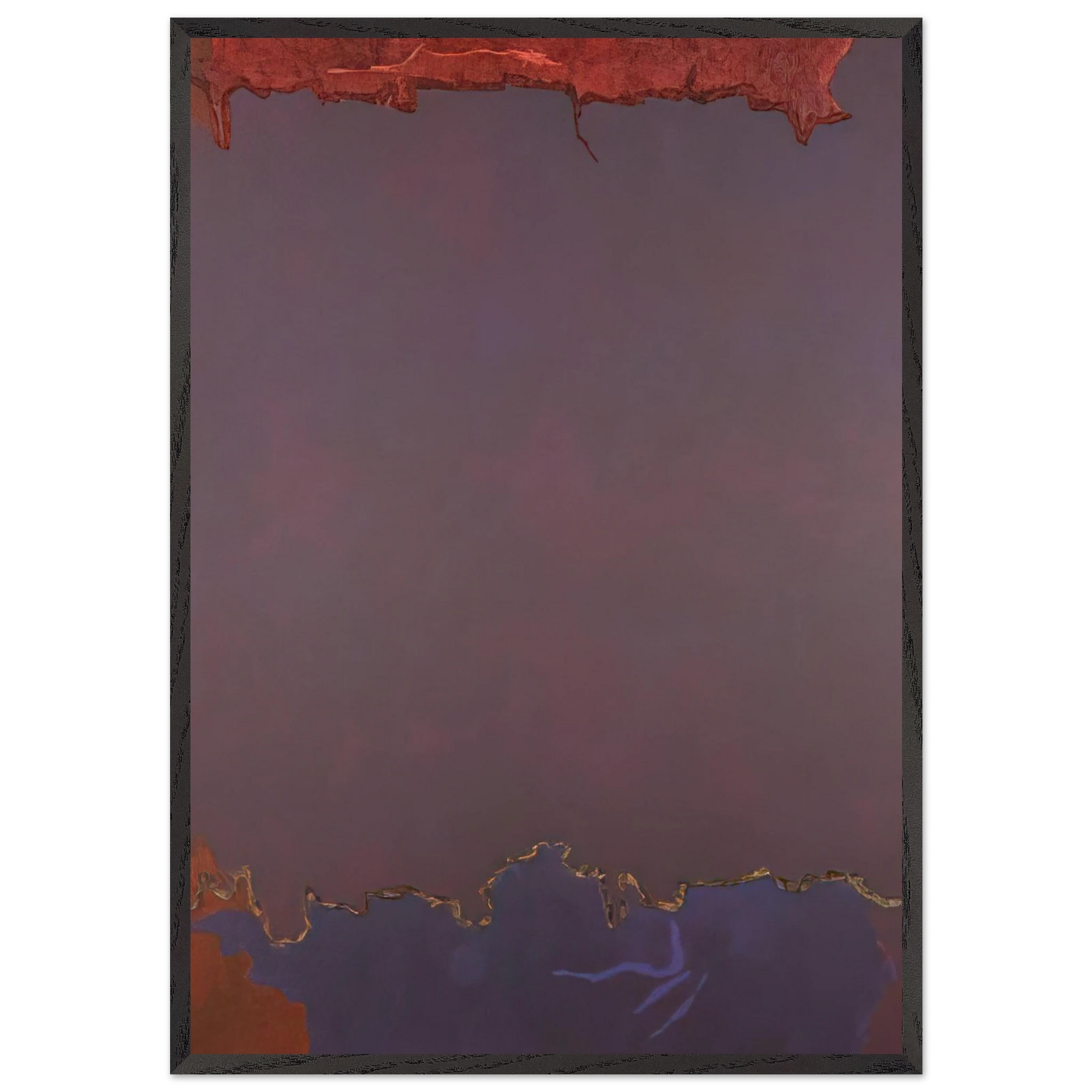 Infinity Field - 1973 - Theodoros Stamos Framed Art Print – Black Wooden Frame - Default Title - -Framed Art Print