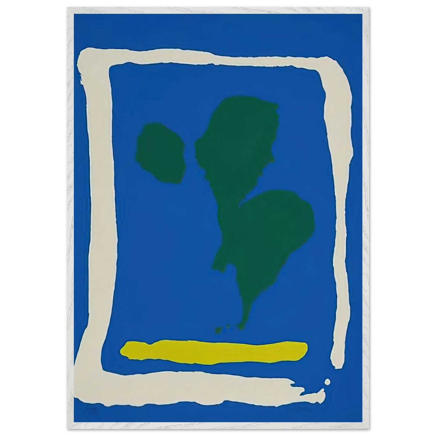 Helen Frankenthaler - Air Frame - 1965 Wall art - 21x29.7 cm / 8x12" - Fine Art Poster - -