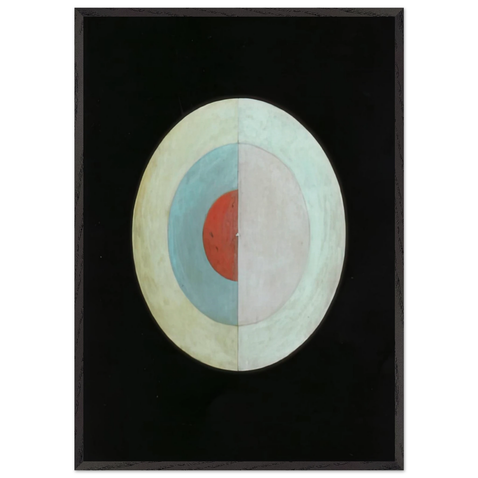 THE SWAN NO 16 1915 - Hilma af Klint Framed Art Print – Black Wooden Frame - Default Title - -Framed Art Print