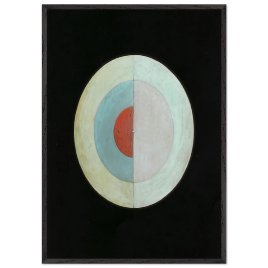 THE SWAN NO 16 1915 - Hilma af Klint Framed Art Print – Black Wooden Frame - Default Title - -Framed Art Print