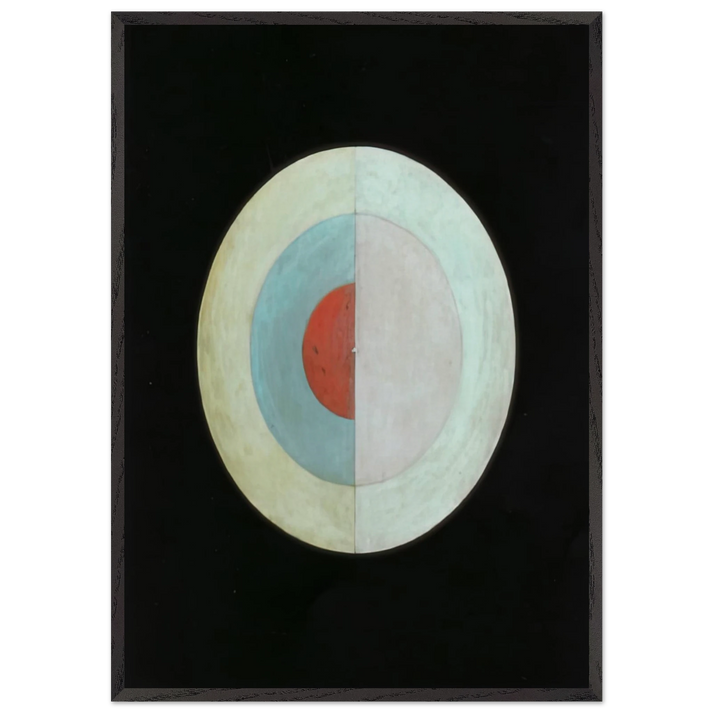 THE SWAN NO 16 1915 - Hilma af Klint 70x100 cm / 28x40 inches Framed Art Print – Black Wooden Frame