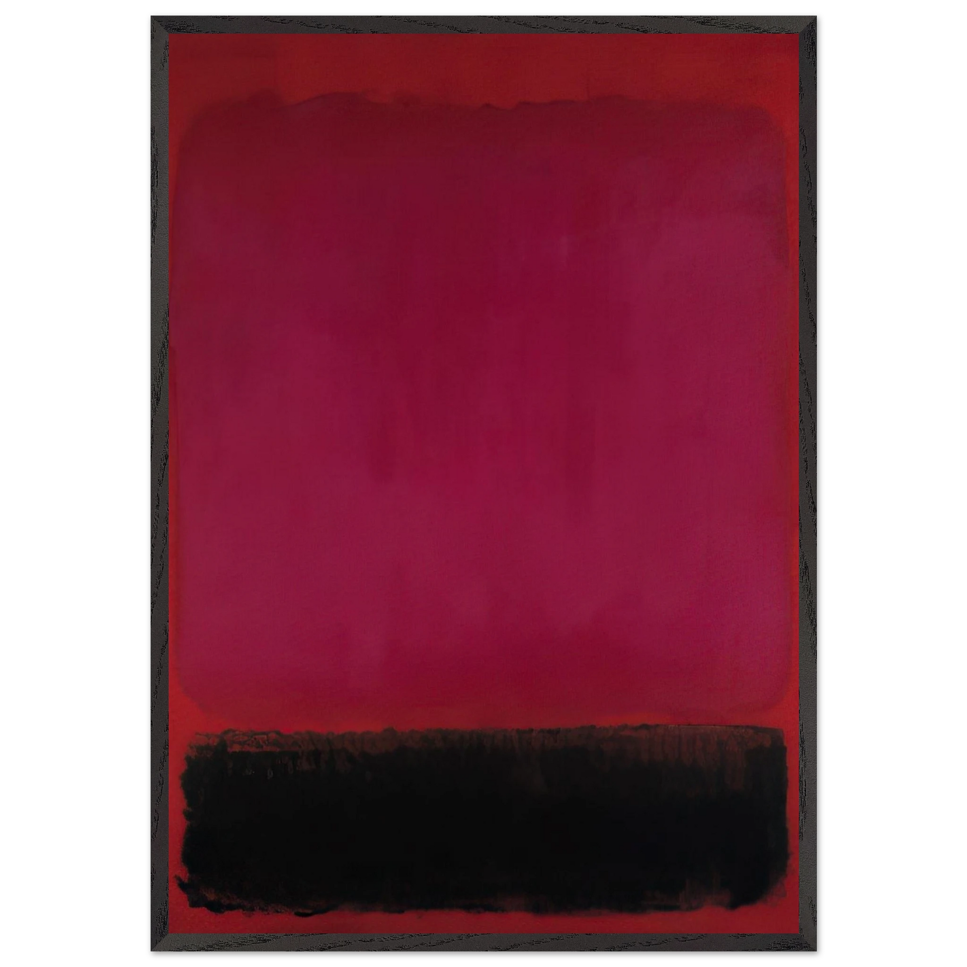 Untitled - 1967 N2 - Mark Rothko Framed Art Print – Black Wooden Frame - Default Title - -Framed Art Print
