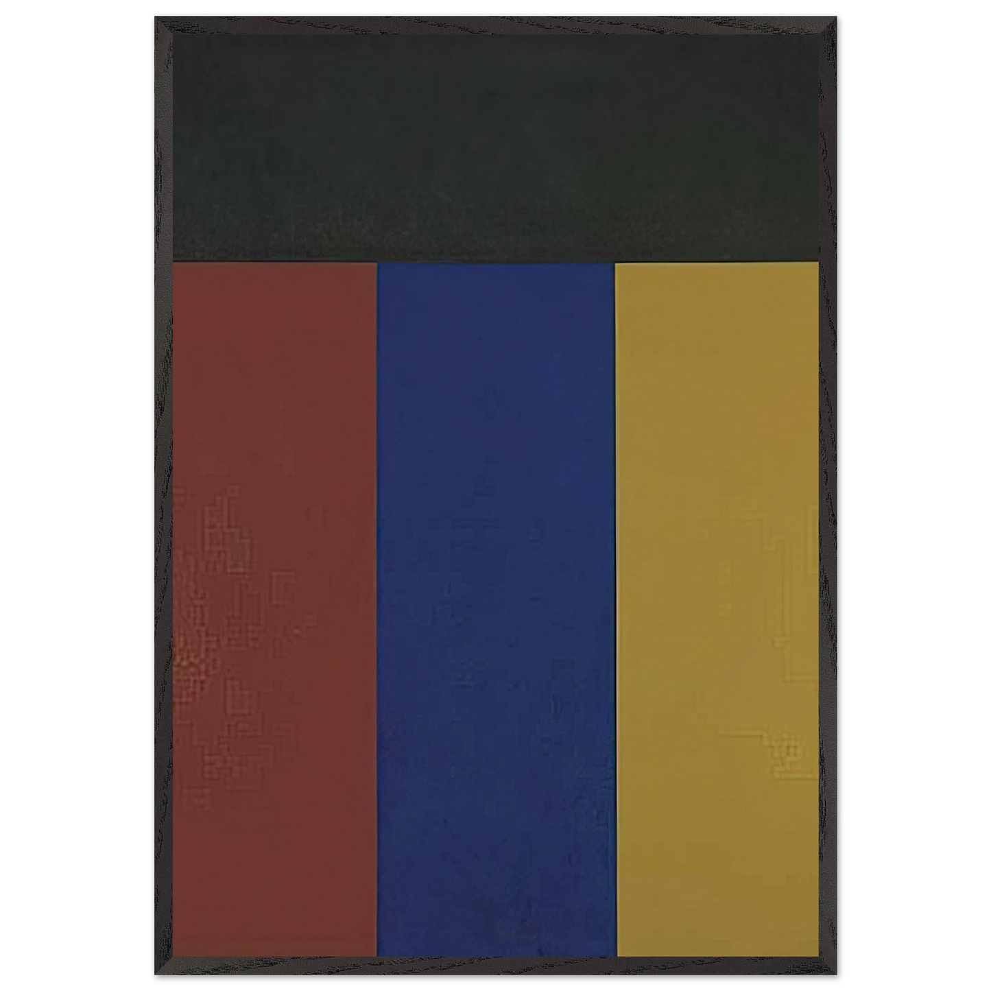 Elements V - 1984 - Brice Marden Framed Art Print – Black Wooden Frame - Default Title - -Framed Art Print