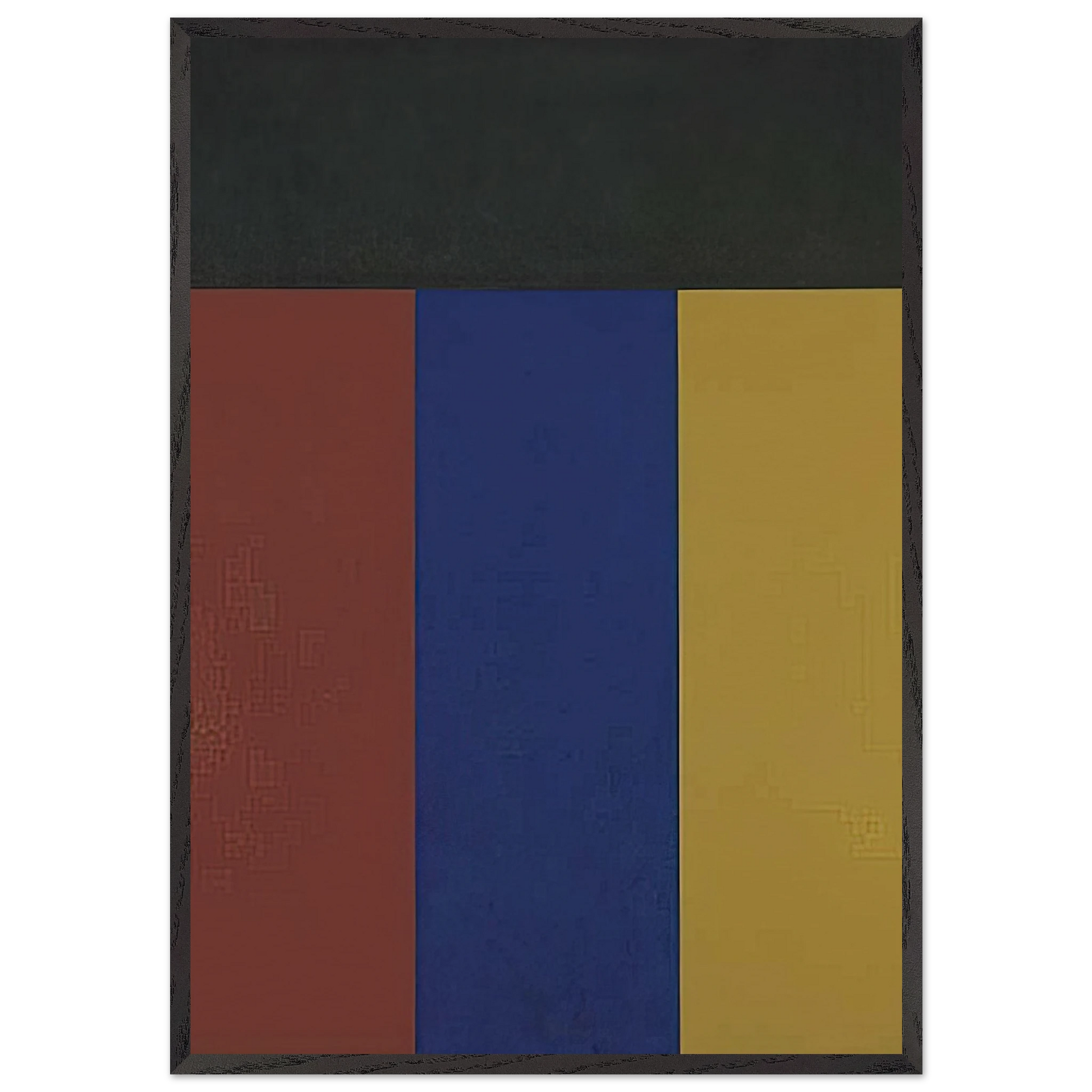 Elements V - 1984 - Brice Marden Framed Art Print – Black Wooden Frame - Default Title - -Framed Art Print