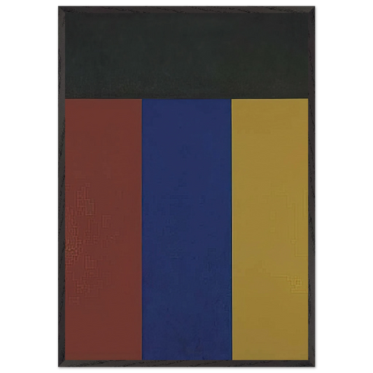 Elements V - 1984 - Brice Marden Framed Art Print – Black Wooden Frame - Default Title - -Framed Art Print