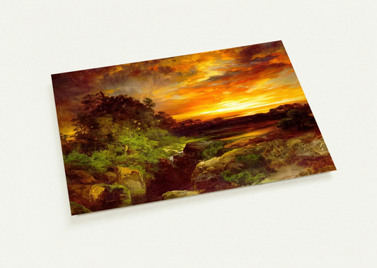 An Arizona Sunset Near the Grand Canyon By Thomas Moran Pack of 10 Post Cards | Thomas Moran Post Cards | A6 (10.5 x 14.8 cm) - 4.1 x 5.8 inches