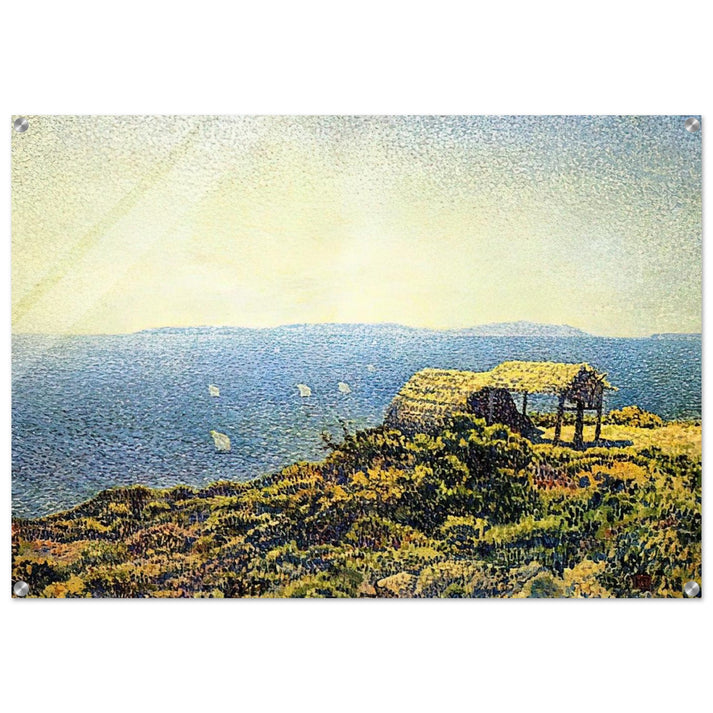 LEVANT ISLE - Theo van Rysselberghe Acrylic Print - 70x100 cm / 28x40″ inches