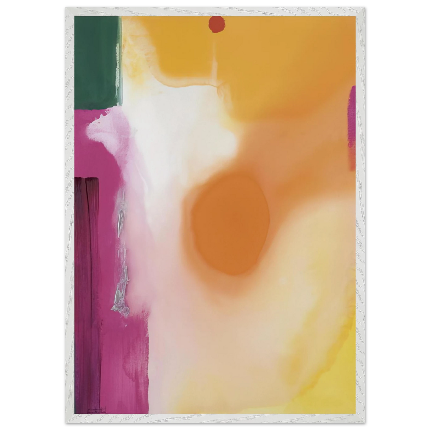 Helen Frankenthaler - Bullseye - 1989 Wall art - 28x43  cm / XL (11x17 inches) - Fine Art Poster - -