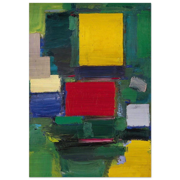 The Gate - Hans Hofmann Brushed Aluminum Print - 70x100 cm / 28x40 inches | Hans Hofmann Aluminum Print | Hans Hofmann Prints