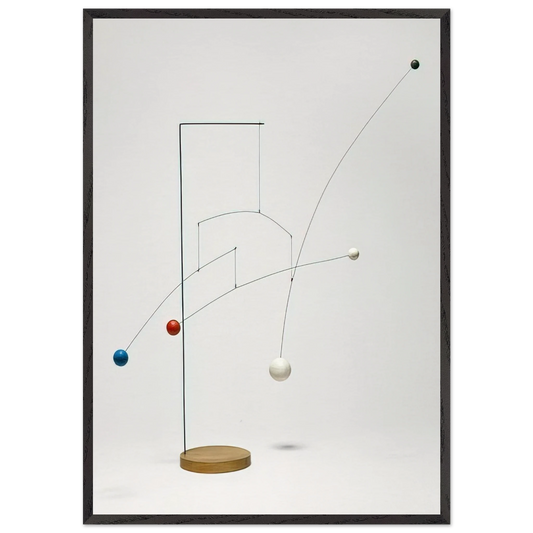 UNTITLED 1935 - Alexander Calder Framed Art Print – Black Wooden Frame - Default Title - -Framed Art Print