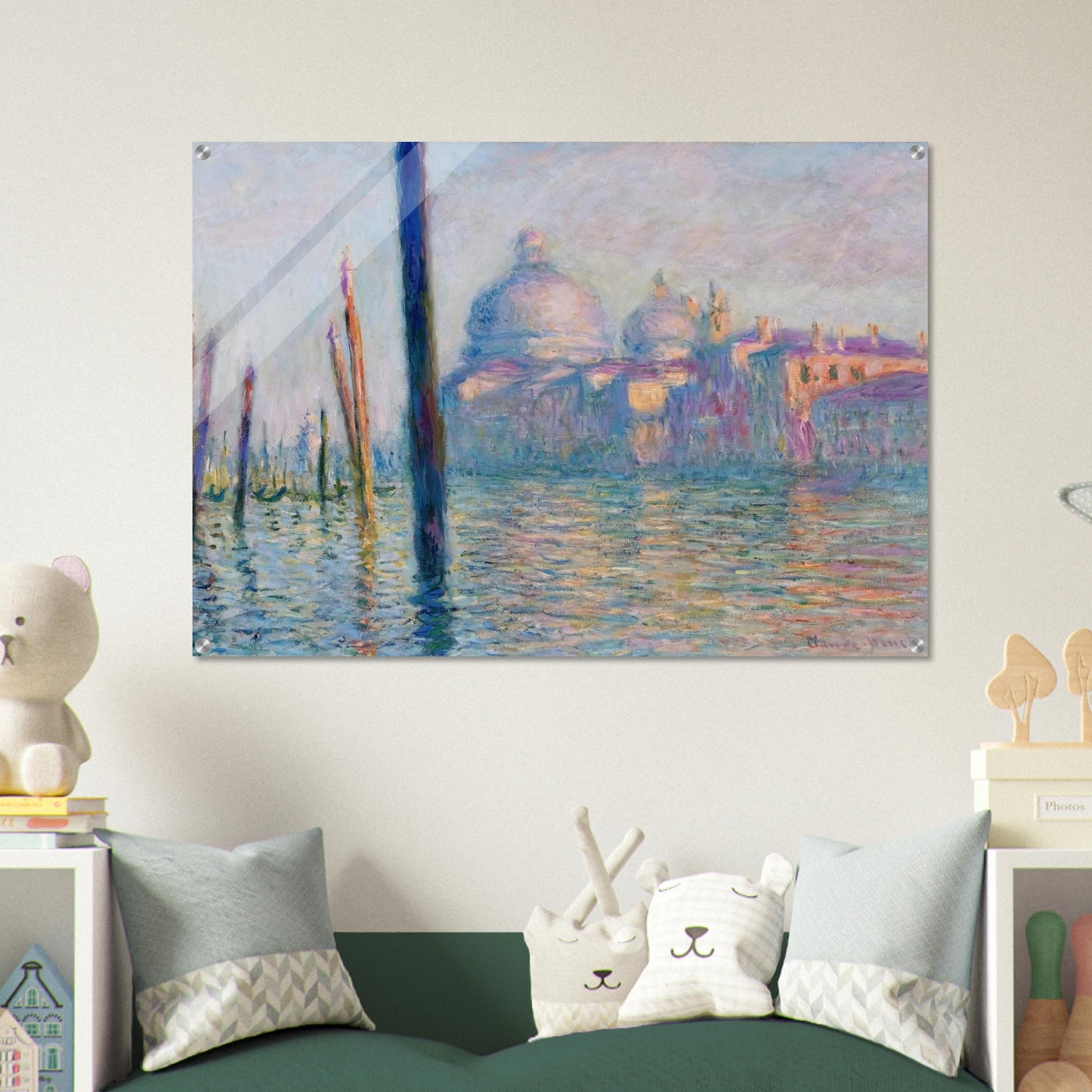 The Grand Canal in Venice 01 - claude monet Acrylic Print - 70x100 cm / 28x40″ inches