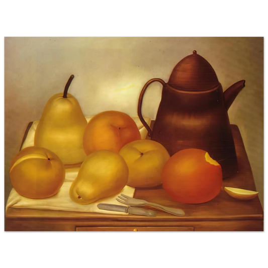 Fernando Botero - STILL LIFE WITH COFFEE POT Fine Art Poster - Default Title