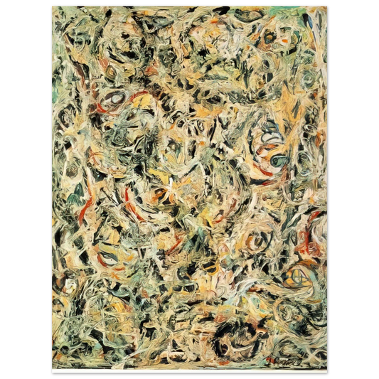 Jackson Pollock - EYES IN THE HEAT 1946 Fine Art Poster - Default Title