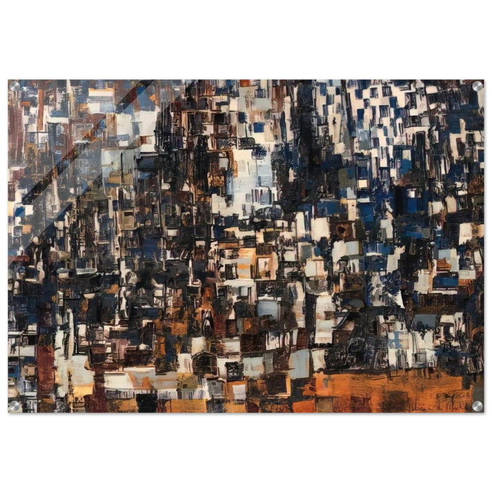 Danse - Tachisme - Maria Helena Vieira da Silva Acrylic Print - 70x100 cm / 28x40″ inches