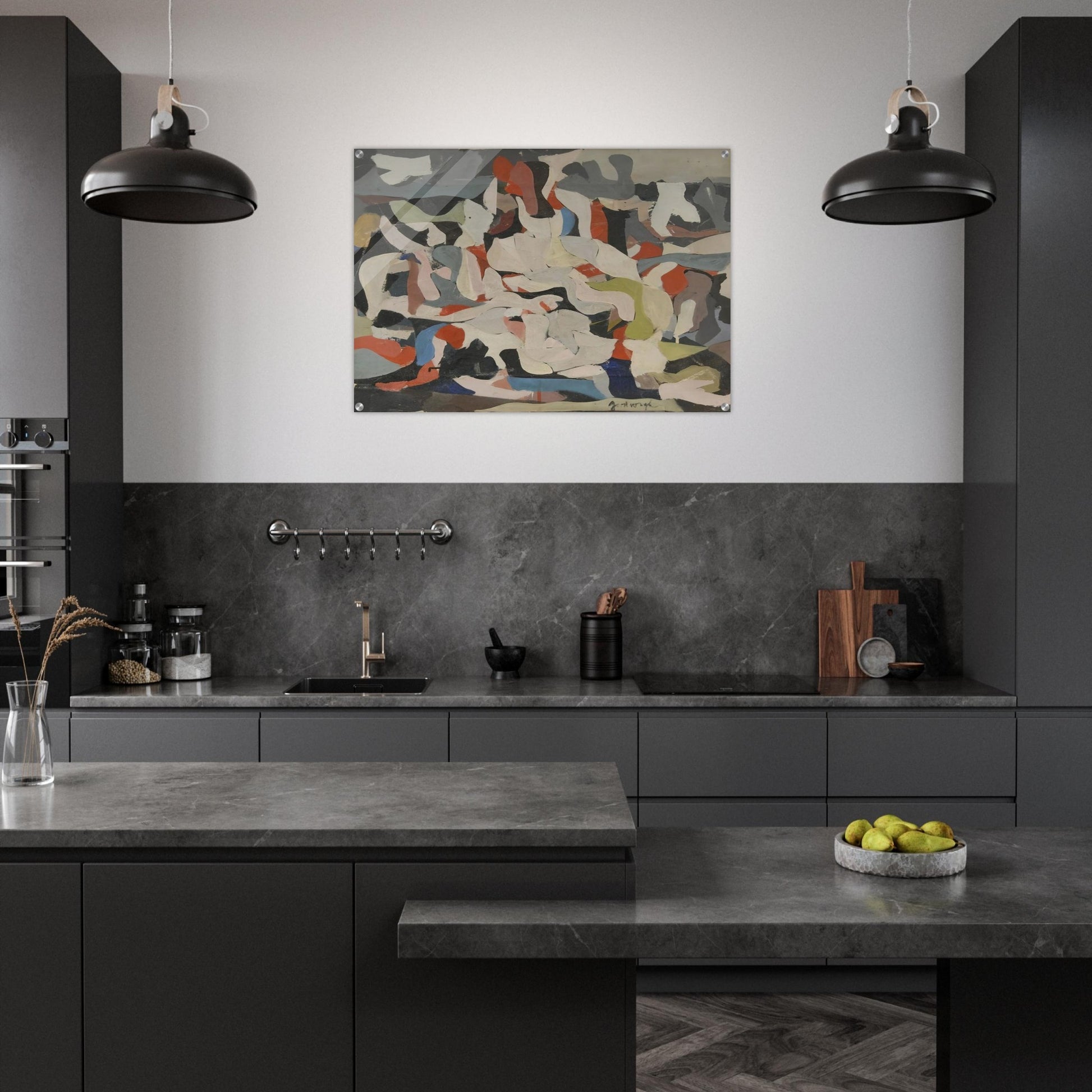 Untitled - Abstract Expressionism - Robert Goodnough Acrylic Print - 70x100 cm / 28x40″ inches | Robert Goodnough Wall Art | Robert Goodnough Prints