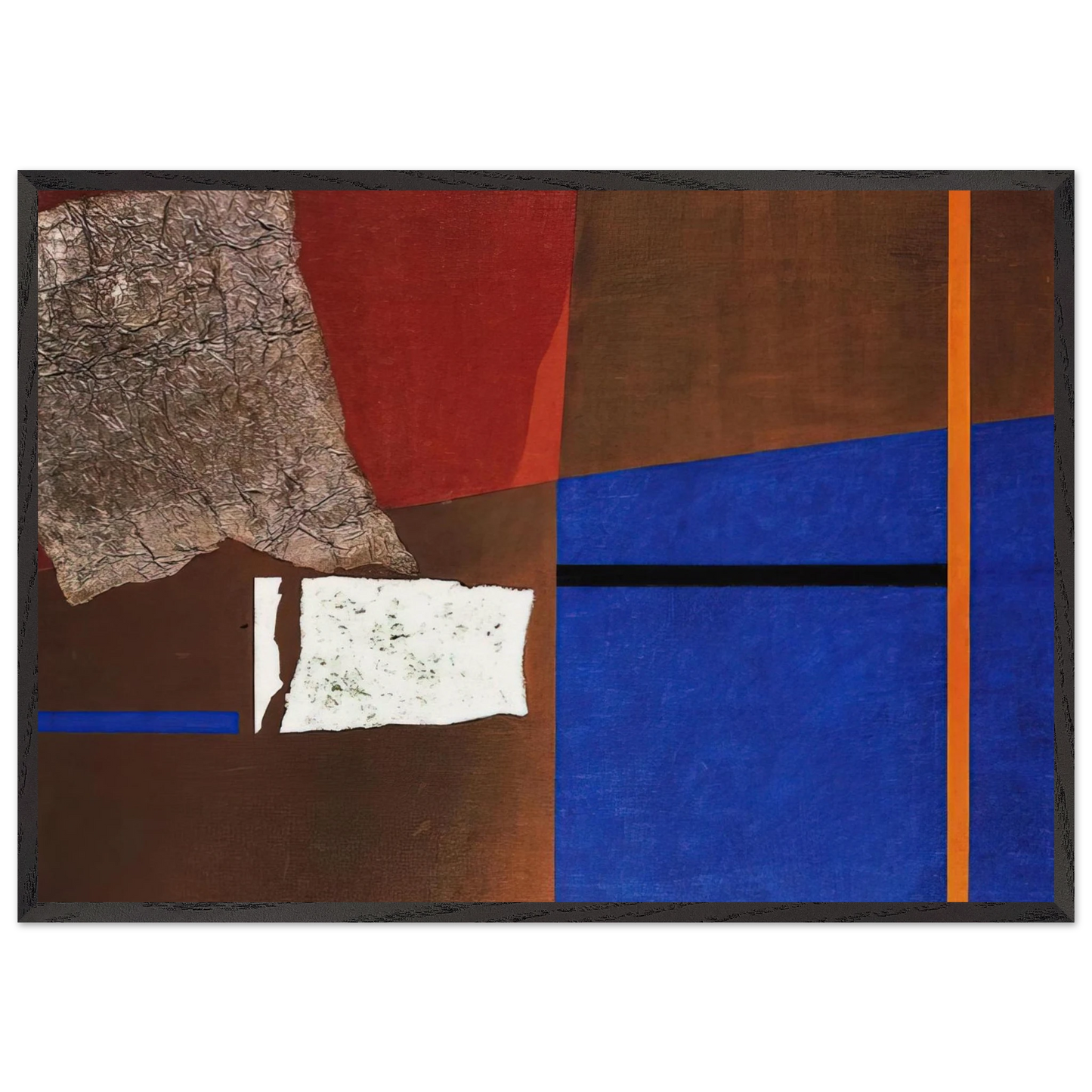 ASTRAZIONE PLASTICA 1954 - Enrico Prampolini Framed Art Print – Black Wooden Frame - Default Title - -Framed Art Print