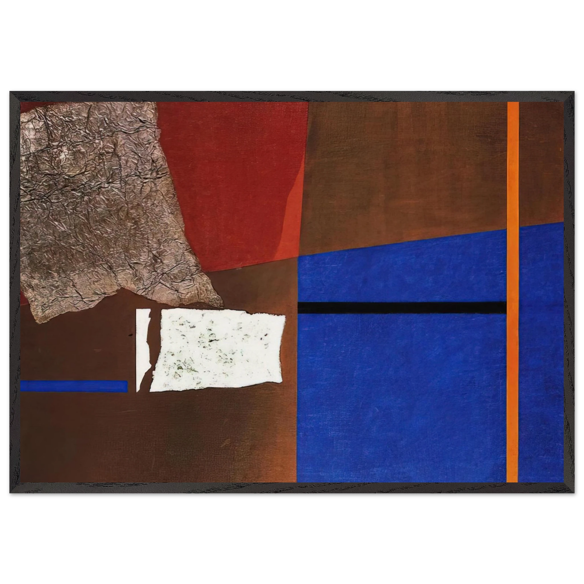 ASTRAZIONE PLASTICA 1954 - Enrico Prampolini Framed Art Print – Black Wooden Frame - Default Title - -Framed Art Print