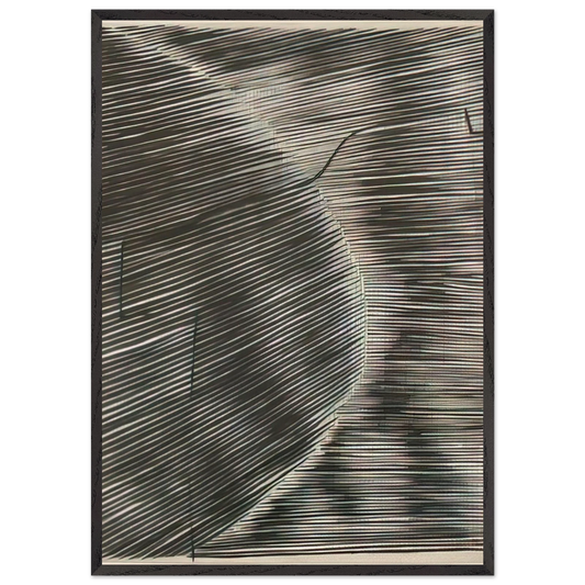 Untitled - 1963 N5 - Gego Framed Art Print – Black Wooden Frame - Default Title - -Framed Art Print