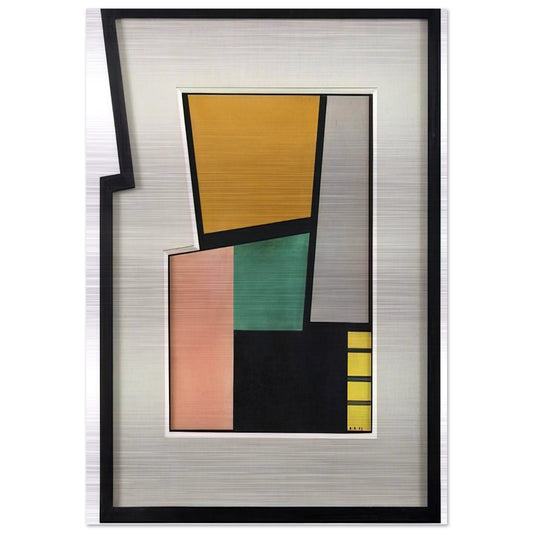 Négal - 1943 - Carmelo Arden Quin Brushed Aluminum Print - 70x100 cm / 28x40 inches | Carmelo Arden Quin Aluminum Print | Carmelo Arden Quin Prints