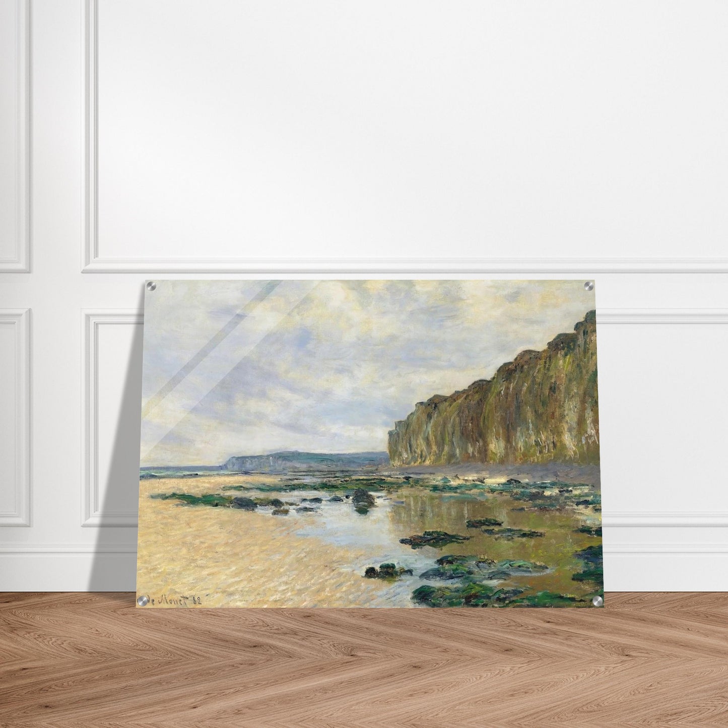 Low Tide at Varengeville - claude monet Acrylic Print - 70x100 cm / 28x40″ inches
