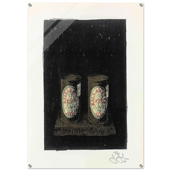 ALE CANS 1964 1 - Jasper Johns Acrylic Print - 70x100 cm / 28x40″ inches