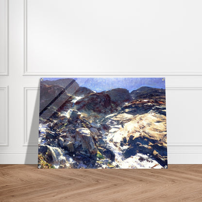 Glacier Streams - John Singer Sargent Acrylic Print - 70x100 cm / 28x40″ inches