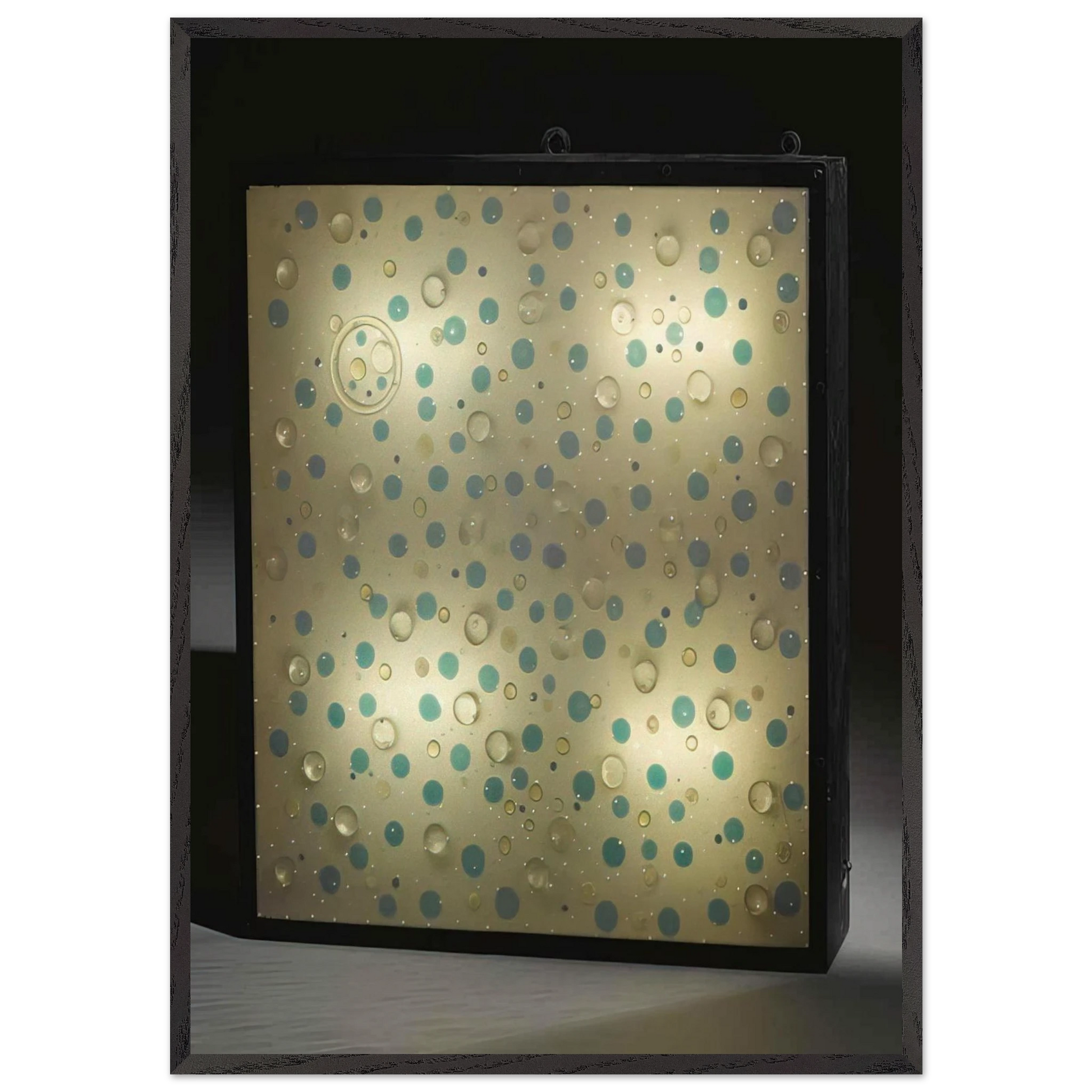 Reloj espacial - Kinetic Art - Gyula Kosice Framed Art Print – Black Wooden Frame - Default Title - -Framed Art Print