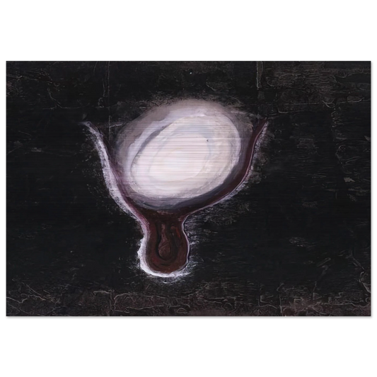 Chalice - 1941 - Morris Graves Brushed Aluminum Print - 70x100 cm / 28x40 inches | Morris Graves Aluminum Print | Morris Graves Prints