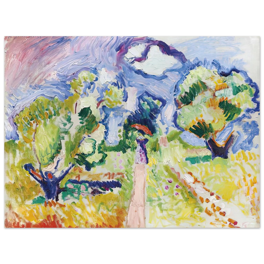Henri Matisse - PROMENADE DES OLIVIERS 1905 Fine Art Poster - Default Title