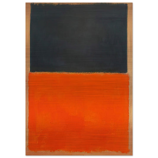 Green and Tangerine on Red - 1956 - Mark Rothko Brushed Aluminum Print - 70x100 cm / 28x40 inches | Mark Rothko Aluminum Print | Mark Rothko Prints