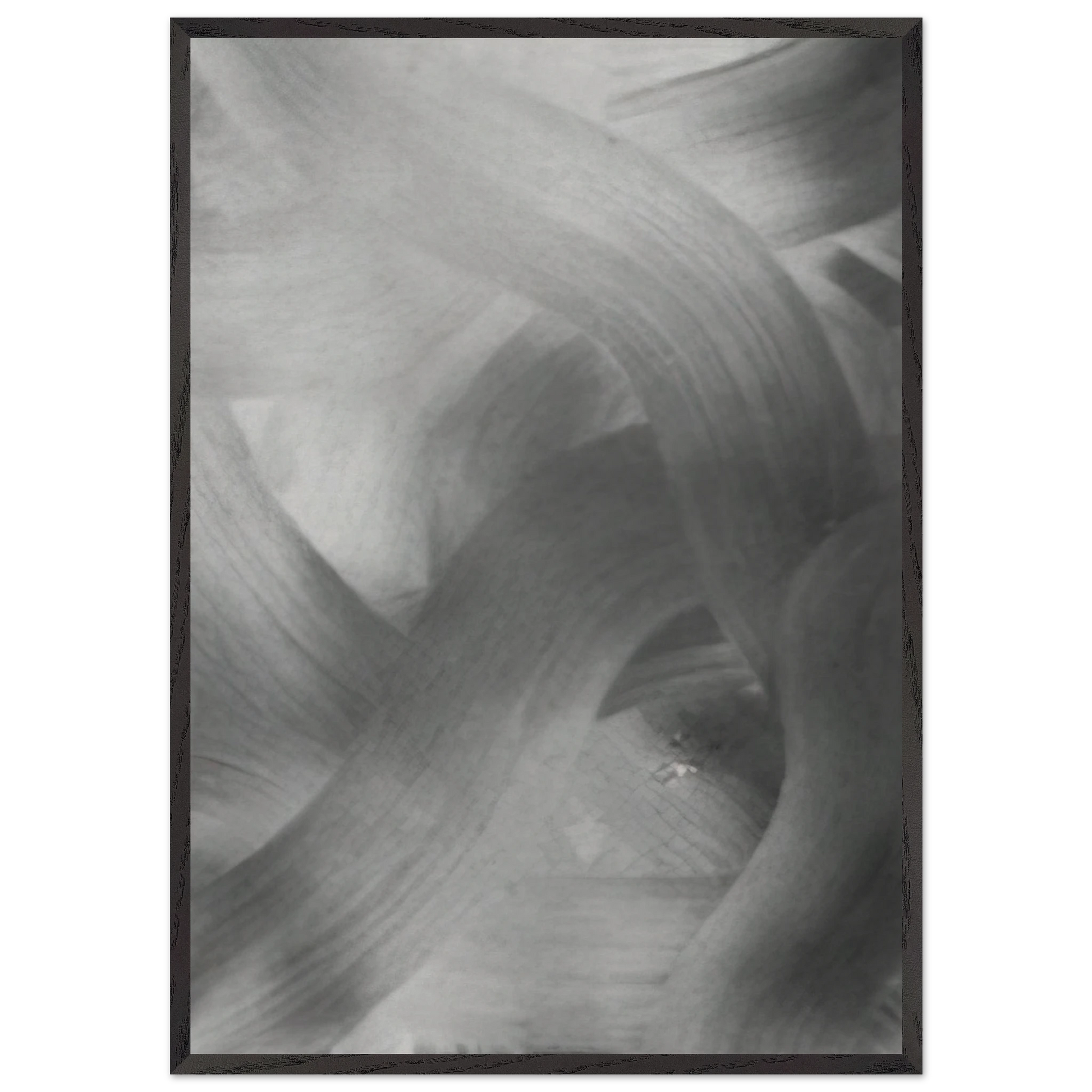 FARBSCHLIEREN COLOUR STREAKS 1968 - Gerhard Richter Framed Art Print – Black Wooden Frame - Default Title - -Framed Art Print