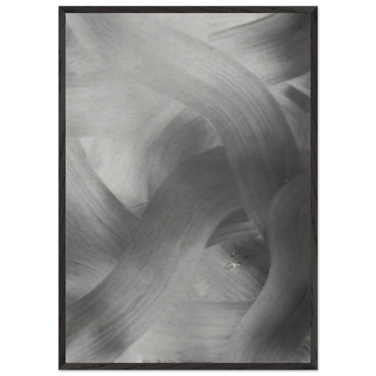 FARBSCHLIEREN COLOUR STREAKS 1968 - Gerhard Richter 70x100 cm / 28x40 inches Framed Art Print – Black Wooden Frame