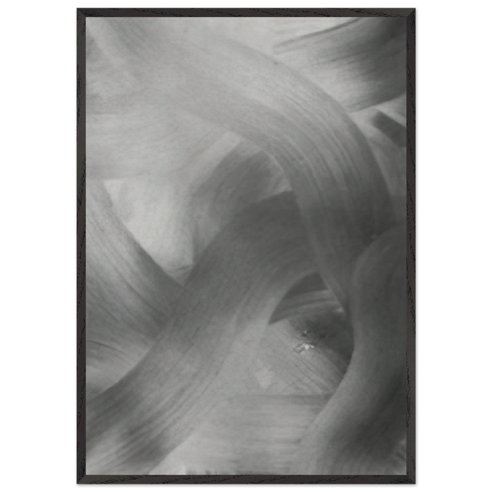 FARBSCHLIEREN COLOUR STREAKS 1968 - Gerhard Richter 70x100 cm / 28x40 inches Framed Art Print – Black Wooden Frame