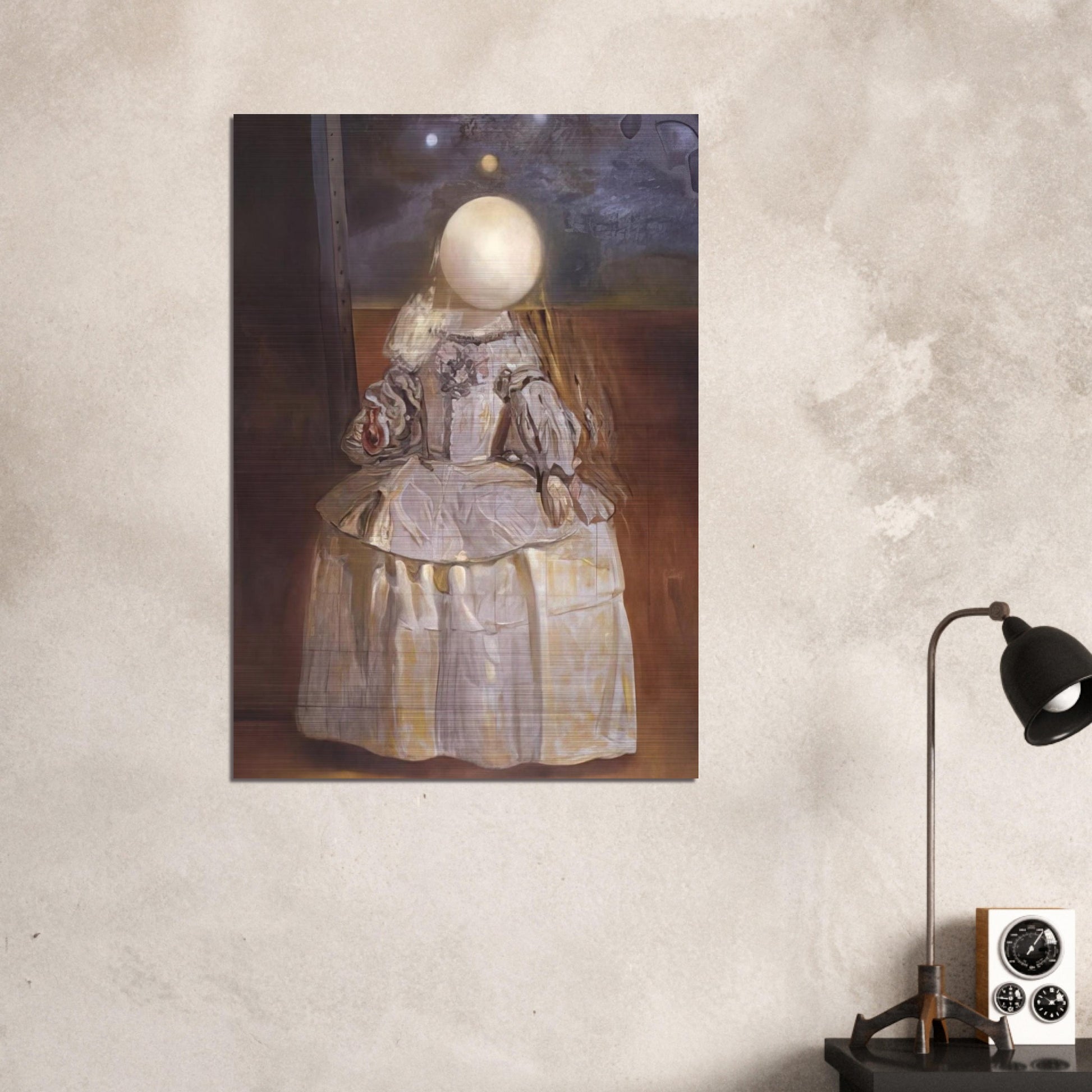 THE PEARL - Salvador Dali Brushed Aluminum Print - 70x100 cm / 28x40 inches | Salvador Dali Aluminum Print | Salvador Dali Prints