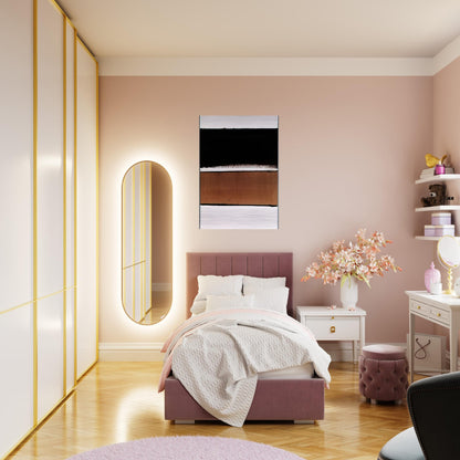 B-Walnut Stain - 1998 - Pierre Soulages Brushed Aluminum Print - 70x100 cm / 28x40 inches | Pierre Soulages Aluminum Print | Pierre Soulages Prints