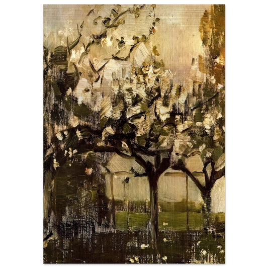 Alberi - Piet Mondrian Brushed Aluminum Print - 70x100 cm / 28x40 inches | Piet Mondrian Aluminum Print | Piet Mondrian Prints