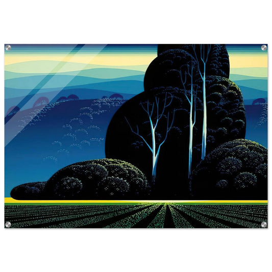 Even Tide - Eyvind Earle Acrylic Print - 70x100 cm / 28x40″ inches