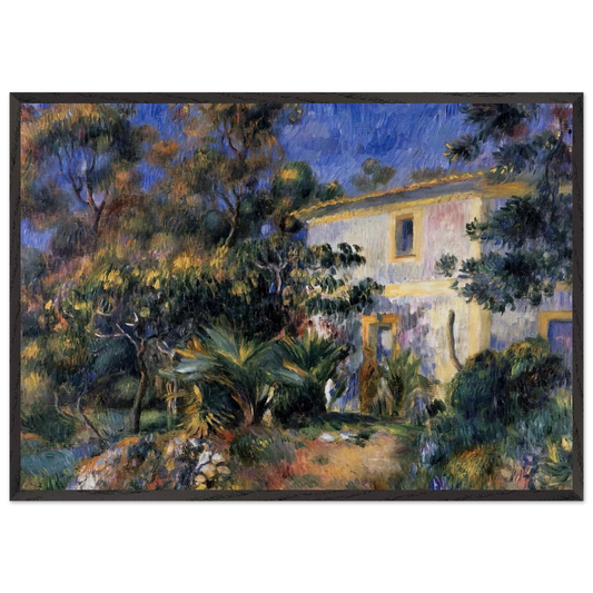 Algiers Landscape - Pierre-Auguste Renoir 70x100 cm / 28x40 inches Framed Art Print – Black Wooden Frame