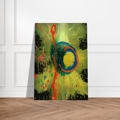 Survivor Man 17.08.08 - 2008 - John Hoyland Brushed Aluminum Print - 70x100 cm / 28x40 inches | John Hoyland Aluminum Print | John Hoyland Prints