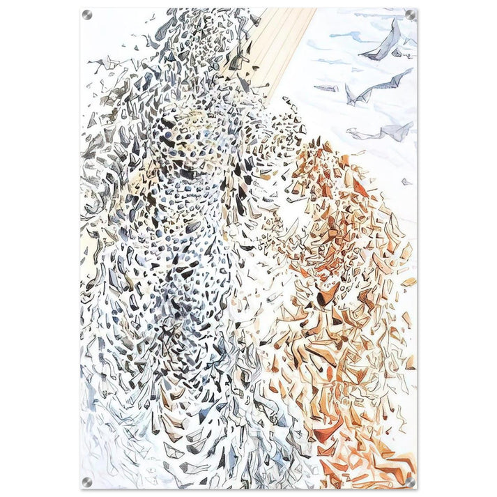 OPPOSITION - Salvador Dali Acrylic Print - 70x100 cm / 28x40″ inches