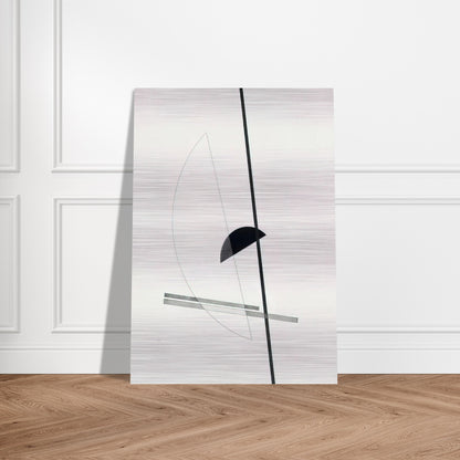 Construction - Laszlo Moholy-Nagy Brushed Aluminum Print - 70x100 cm / 28x40 inches | Laszlo Moholy-Nagy Aluminum Print | Laszlo Moholy-Nagy Prints