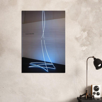 Lamentable Despicable - 2008 - Francois Morellet Brushed Aluminum Print - 70x100 cm / 28x40 inches | Francois Morellet Aluminum Print | Francois Morellet Prints