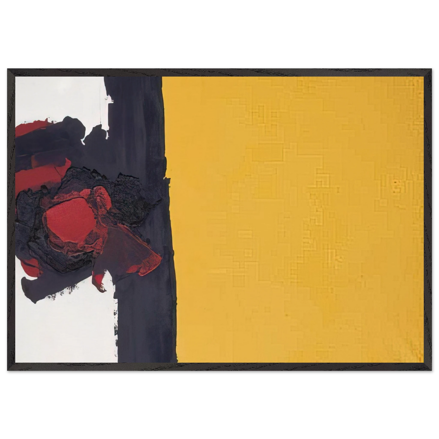 471 - Luis Feito Framed Art Print – Black Wooden Frame - Default Title - -Framed Art Print