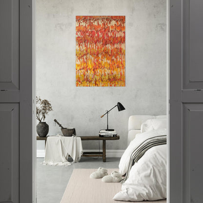 Dirty Painting - 1989 - Arman Brushed Aluminum Print - 70x100 cm / 28x40 inches | Arman Aluminum Print | Arman Prints