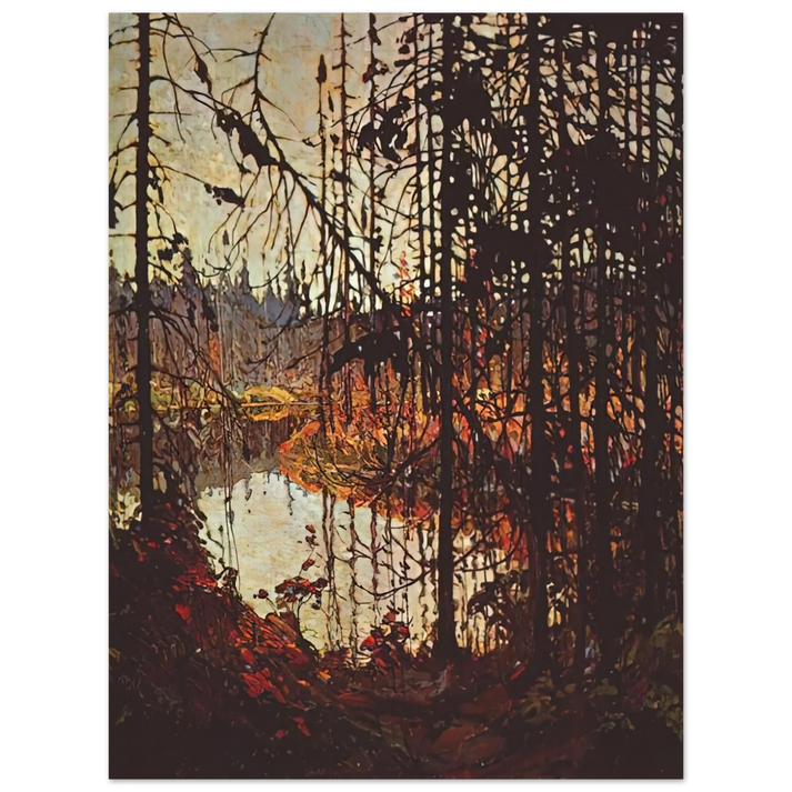 Tom Thomson - NORTHERN RIVER 1915  75x100 cm / 30x40inches Fine Art Poster