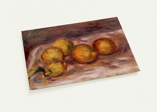 Lemons By Pierre-Auguste Renoir Pack of 10 Post Cards | Pierre-Auguste Renoir Post Cards | A6 (10.5 x 14.8 cm) - 4.1 x 5.8 inches