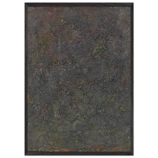 BRUNO 1982 - Milton Resnick Framed Art Print – Black Wooden Frame - Default Title - -Framed Art Print