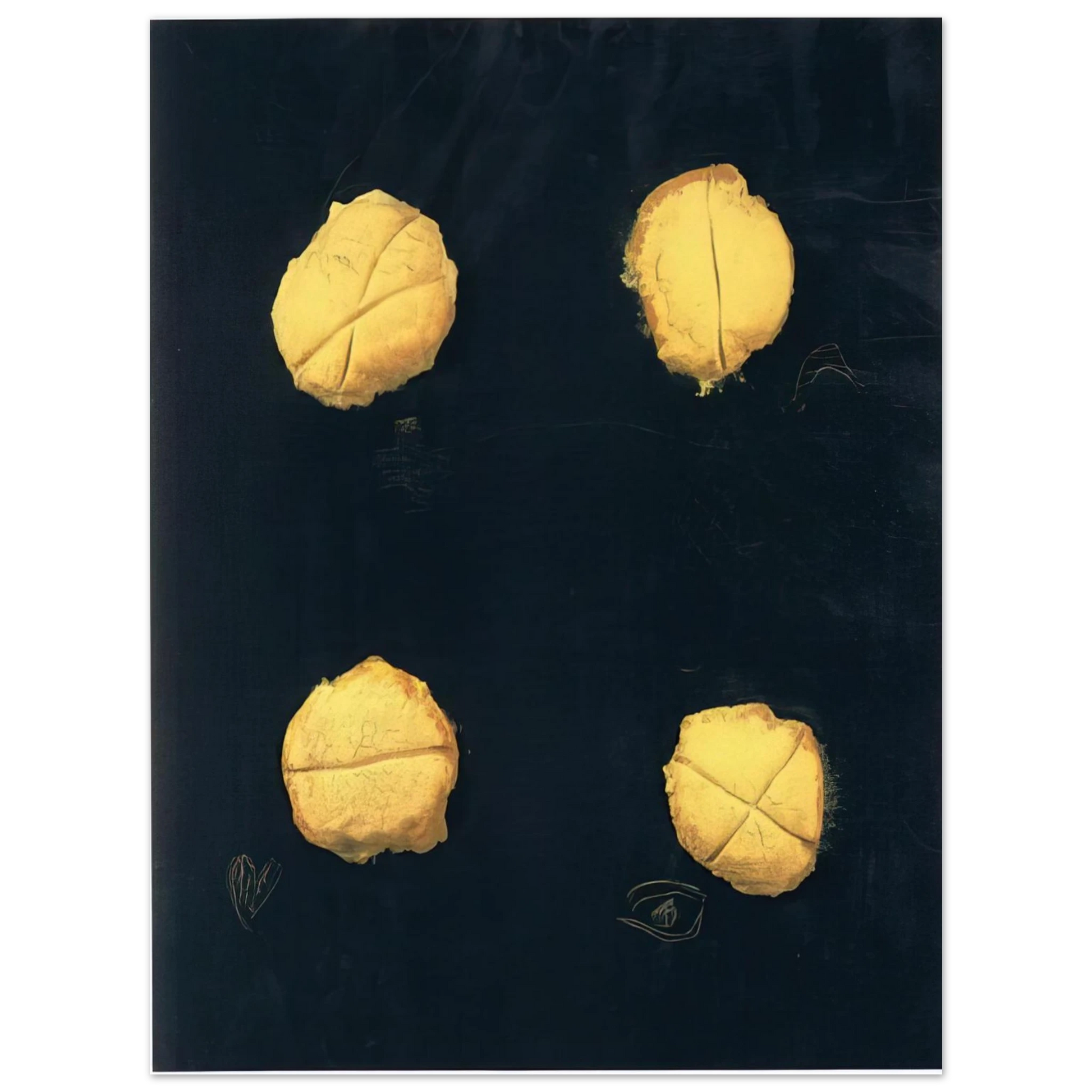 Antoni Tapies - FOUR 1992 Fine Art Poster - Default Title